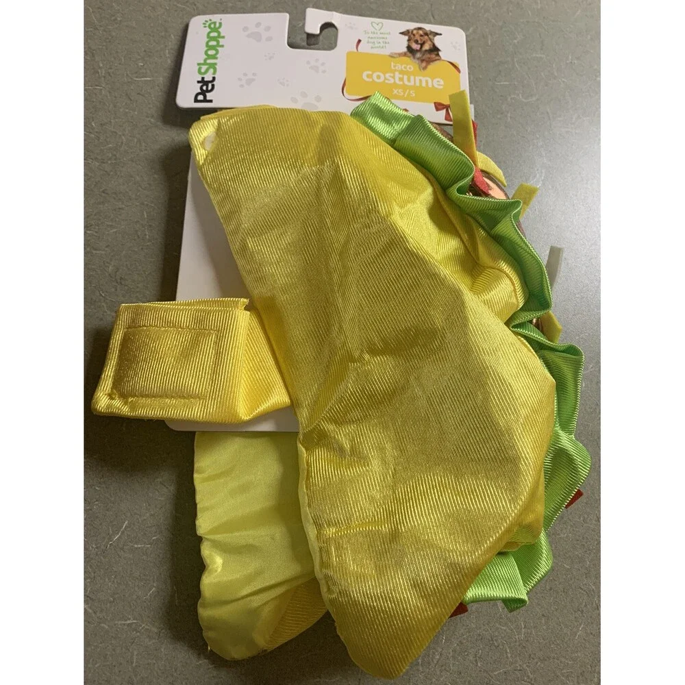 Pet Shoppe Taco Dog Or Cat Costume XS/S Dress Up
